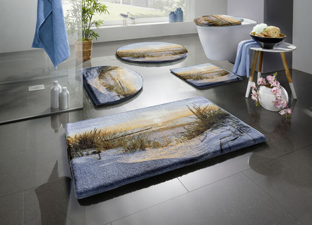 Badkamerset met antislip-onderkant, van Grund
