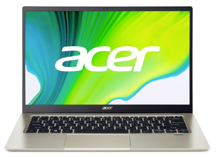 Computers & elektronica - Acer Swift SF114-34 notebook met 14 inch full HD-scherm, in Farbe GOUD Ansicht 1