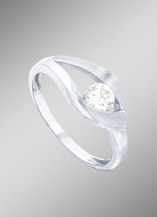 Ringen - Betoverende damesring met synth. zirkonia, in Größe 160 bis 220, in Farbe  Ansicht 1