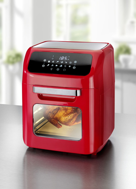 - Digitale airfryer met grilfunctie, in Farbe ROOD