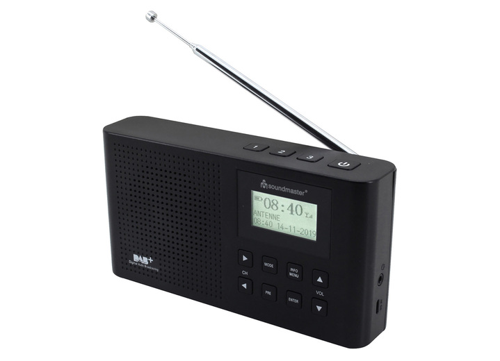 Muziekapparaten - Soundmaster DAB+ Radio DAB160SW/WE, in Farbe ZWART Ansicht 1