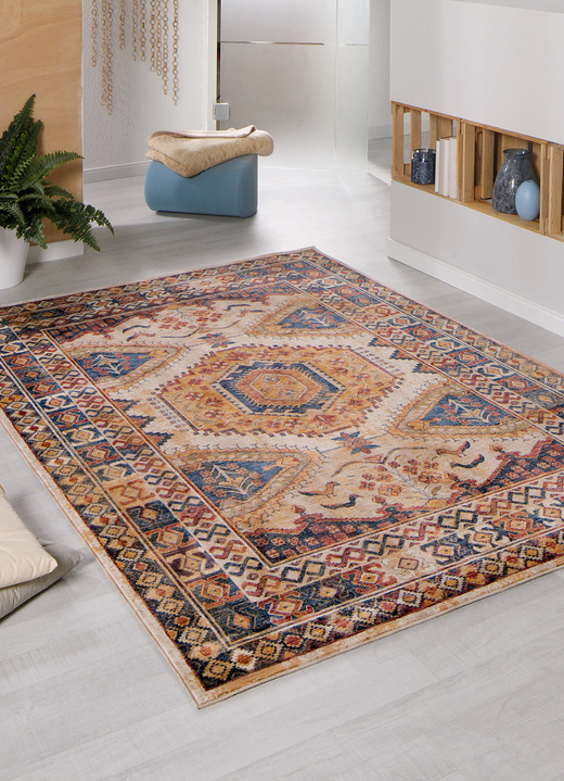 Klassisch - Brücken und Teppiche in angenehmen, weichen Farben, in Größe 113 (Brücke, 80/150 cm) bis 298 (Teppich, 280/380 cm), in Farbe BUNT Ansicht 1