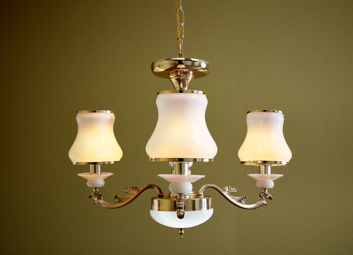 - Hanglamp zonder gloeilamp, in Farbe GOUD, in Ausführung Pendellamp, 3 lampen
