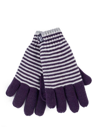 Gestreepte handschoenen