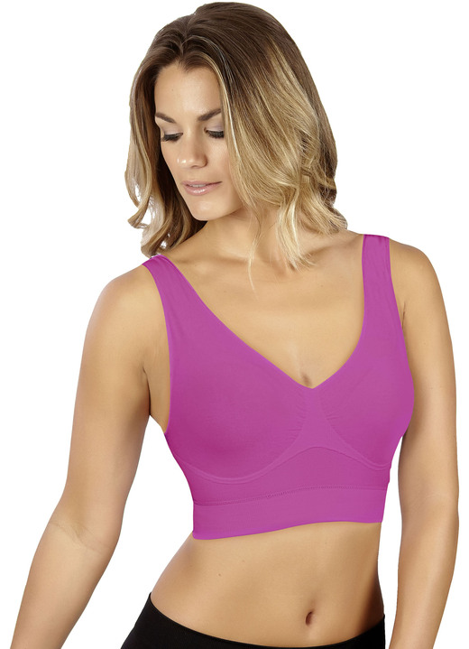 Ondergoed - Feelgood-bh, set van 7, in Größe 3XL (52/54) bis XXL (48/50), in Farbe MEERKLEURIG Ansicht 1