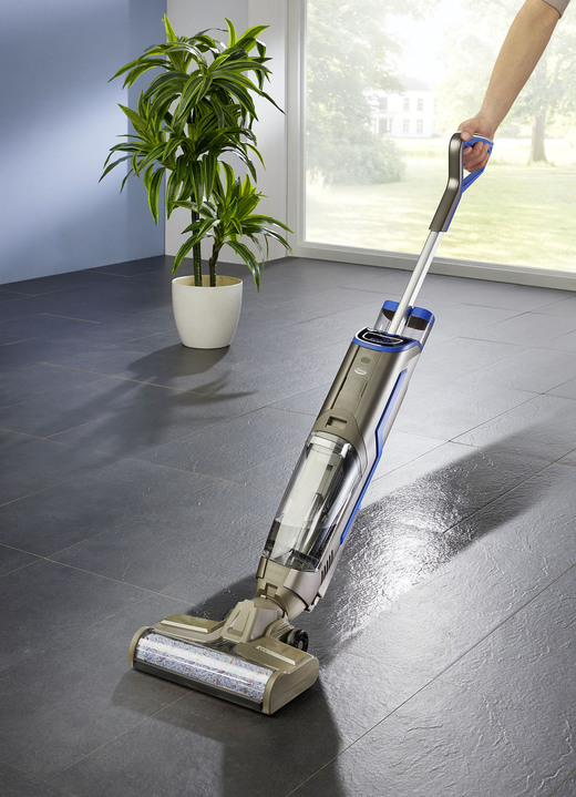 - Draadloze nat- en droogzuiger met UV-licht, in Farbe BLAUW-GRIJS Ansicht 1