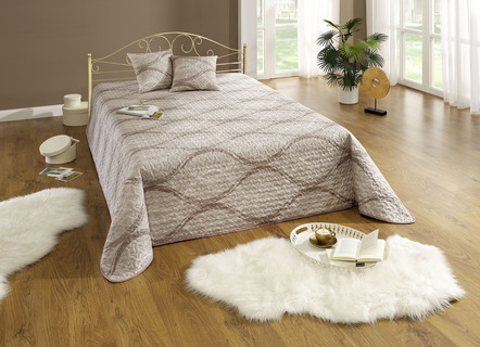 Sprei en kussenslopen met wave design