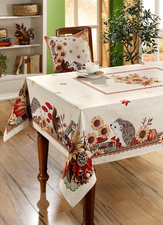Tafel- en kamerdecoratie van wandtapijt