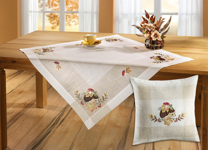 - Tafel- en kamerdecoratie, in Größe 101 (Kleedje, 35/50 cm) bis 404 (Kussensloop, 40/40 cm), in Farbe SEKT Ansicht 1