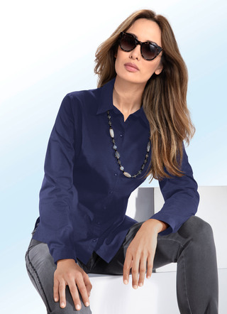 Blouse met overhemdkraag