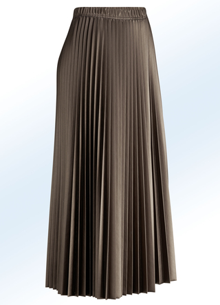 PlissÃ©rok met een elegant swingend silhouet