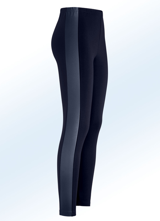 Leggings - Legging van een interessante materiaalmix Leggings - Legging van een interessante materiaalmix, in Größe 018 bis 092, in Farbe MARIENE