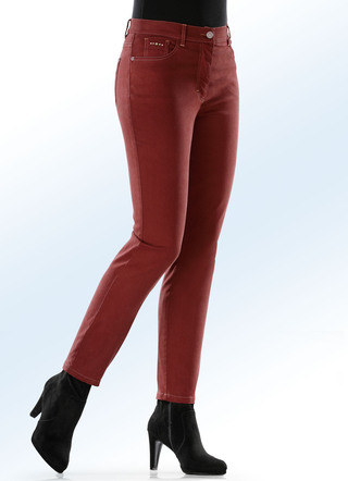 Broek in 5-pocket vorm met zacht handvat