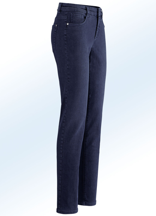 - Body-perfecte jeans, in Größe 017 bis 052, in Farbe DONKERBLAUW Ansicht 1