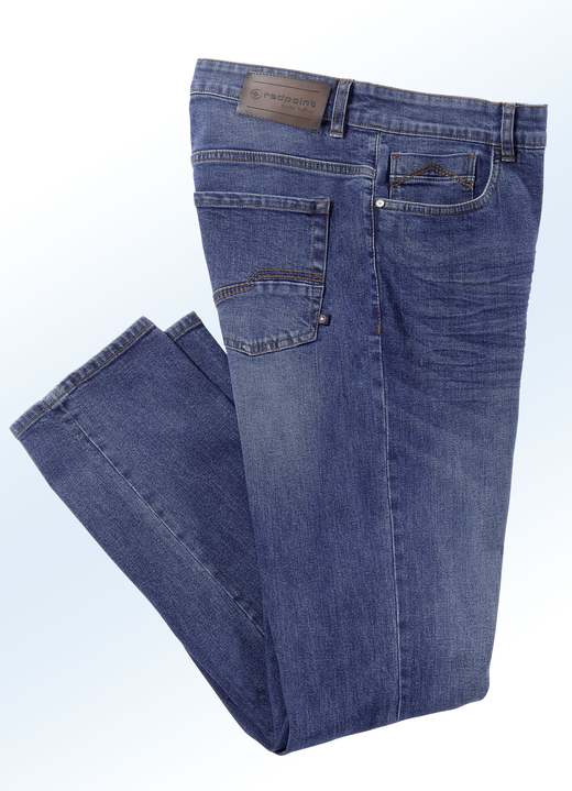 - Jeans met zijzakken van 