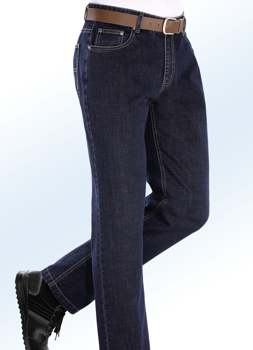 Jeans - Jeans in 3 kleuren, in Größe 024 bis 110, in Farbe DONKERBLAUW Ansicht 1
