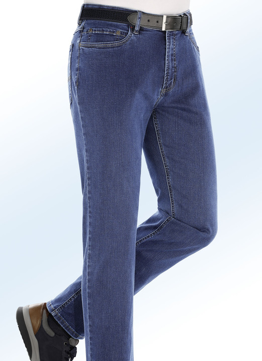 Jeans - Superstretch jeans van “Suprax” in 4 kleuren, in Größe 024 bis 060, in Farbe JEANSBLAUW Ansicht 1