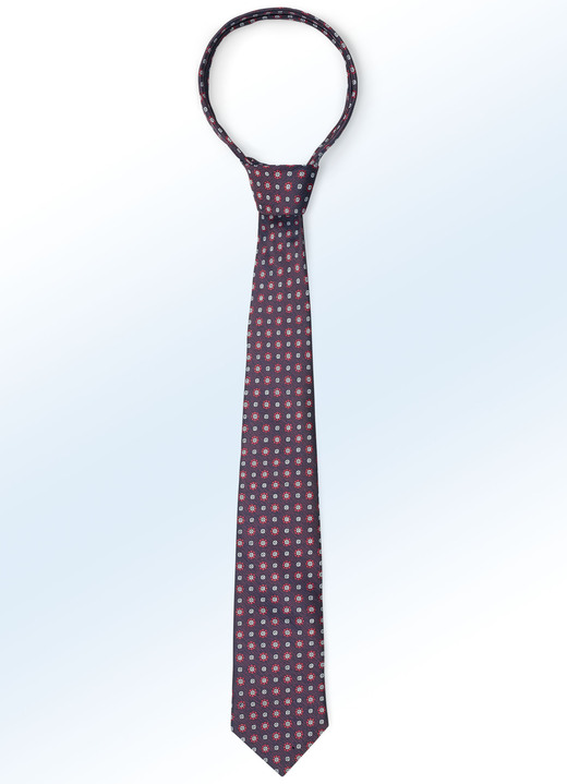 Krawatten - Stropdas met patroon, in Farbe BORDEAUX