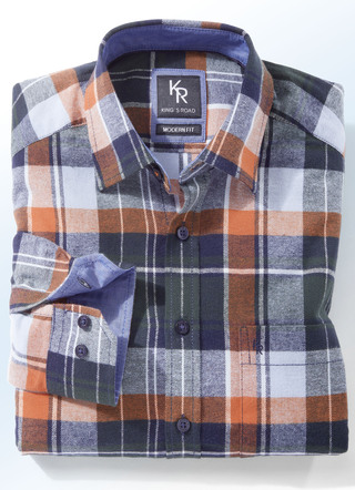 King's Road Flanellen overhemd in 6 kleuren