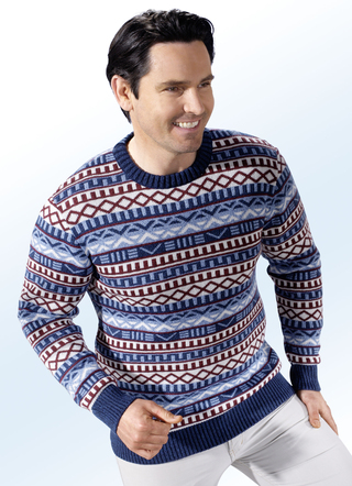 Trui met geweldig jacquard design