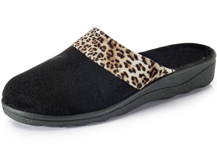 Slippers met fluwelen afwerking