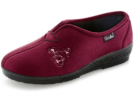 Pantoffel met borduursel