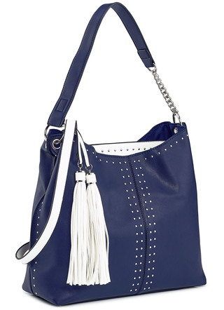 Tas in 2 kleuren met afneembare schouderriem