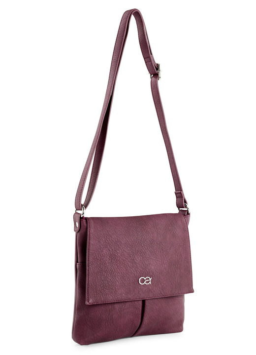 - Collezione Alessandro Tasche mit Narben-Optik, in Farbe BORDEAUX Ansicht 1