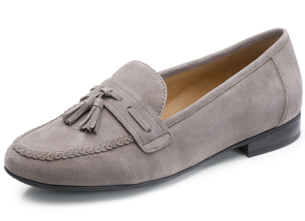 Caprice pantoffels met leren sluiting