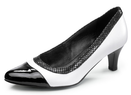 Nappa leren pumps
