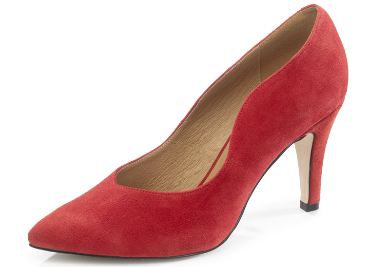 Pumps en ballerina‘s - Caprice pumps in een modieus design, in Größe 3 1/2 bis 8, in Farbe ROOD Ansicht 1