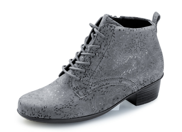 Waldl ufer veterlaarzen met bloemenreli f Schoenen BADER
