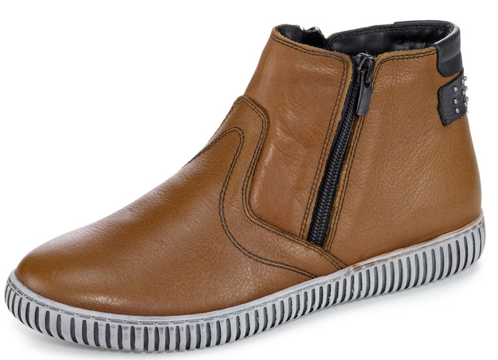 - Gemini Stiefelette aus Rind-Nappaleder, in Größe 036 bis 042, in Farbe BRAUN Ansicht 1