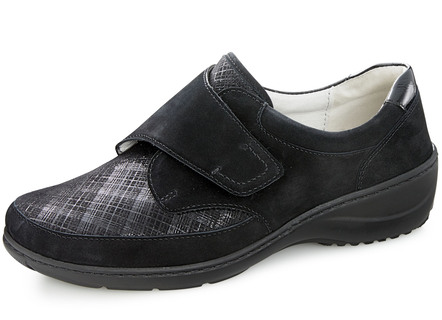 Waldläufer slippers met stretch materiaal in het baalgebied
