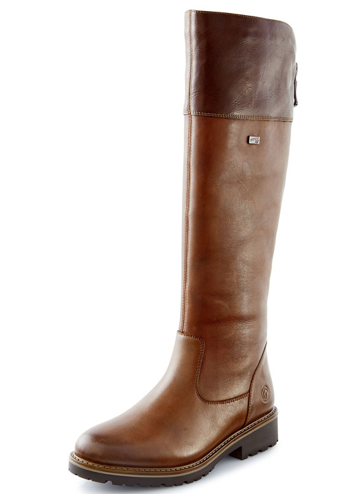 Laarzen & laarsjes - Remonte, gevoerde dameslaarzen, winterschoenen, breedte G, met rits, in Größe 036 bis 042, in Farbe KASTANJEBOLEET-MOKKA Ansicht 1