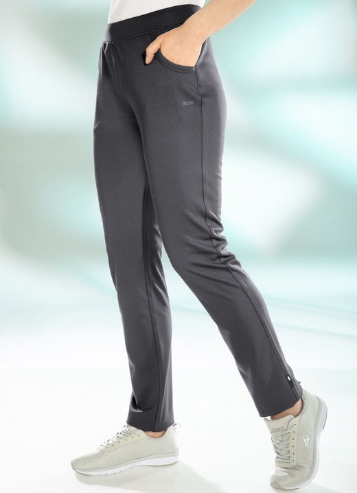 Vrijetijds pantalons - Casual broek van “LPO” in 3 kleuren, in Größe 019 bis 050, in Farbe DONKERGRIJS Ansicht 1