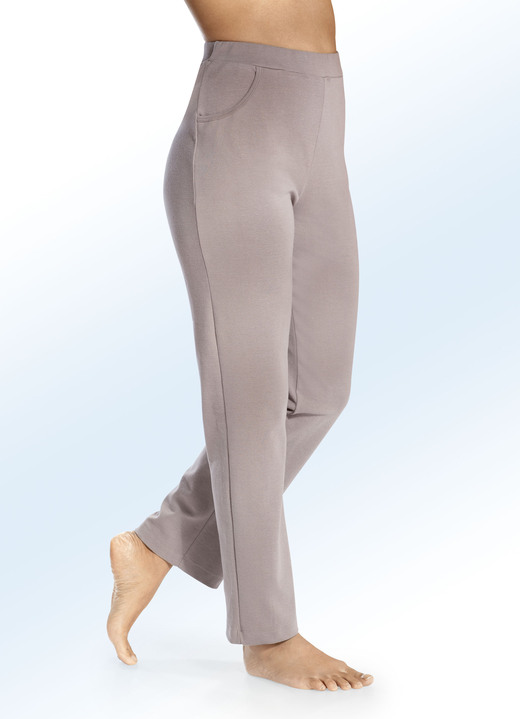 Broeken - Broek met twee steekzakken, in Größe 018 bis 054, in Farbe TAUPE Ansicht 1