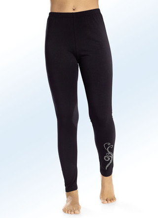 Set van twee leggings met een comfortabele, elastische tailleband