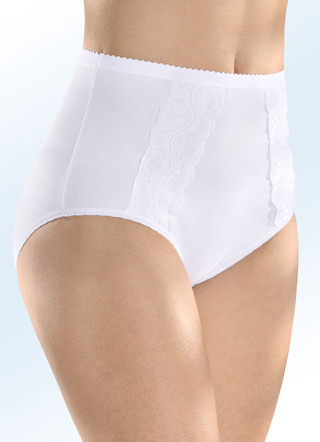 Pak van vier slips met elastische kantafwerking