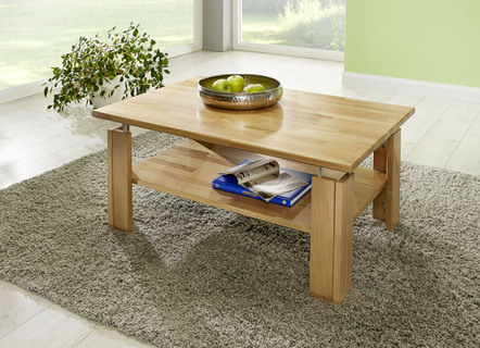 Salontafel van massief kernbeuken