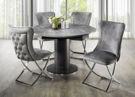 Trendy eetkamerstoelen set van 2