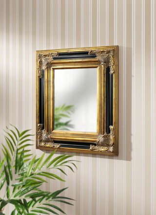 Spiegel, frame met echt bladgoud