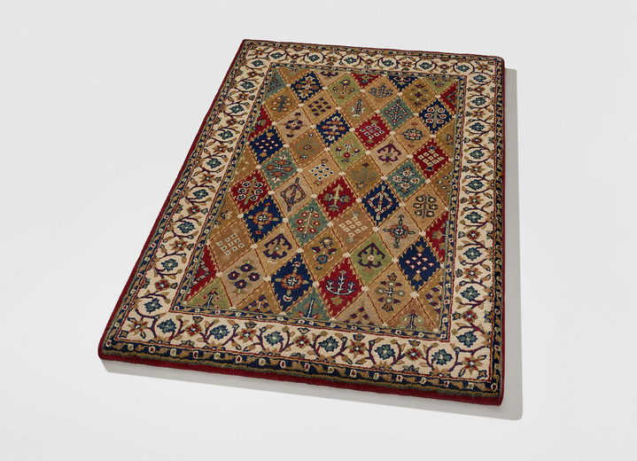 Klassiek - Handgetufte bruggen, galerij en tapijten, in Größe 103 (vloerkleed, 60 x 90 cm) bis 304 (tapijt, Ø 150 cm), in Farbe MEERKLEURIG Ansicht 1