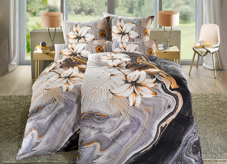 Beddengoedset met digitale print