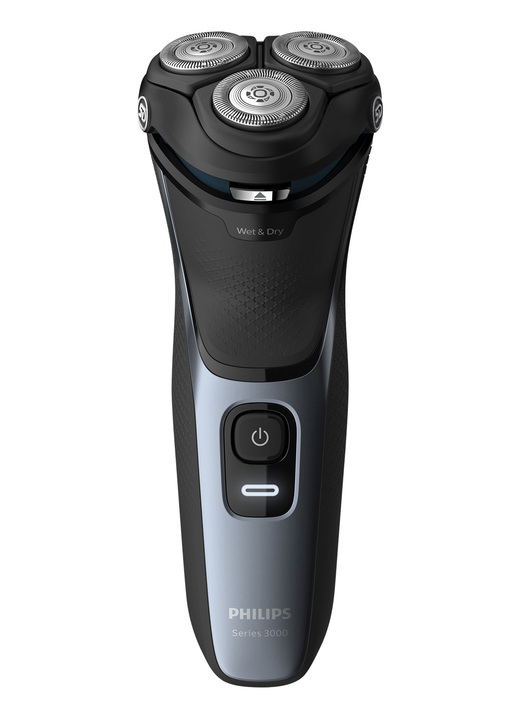 - Philips scheerapparaatserie 3000, in Farbe ZWART/BLAUW, in Ausführung Philips S3133/51 Ansicht 1