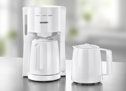 Thermo-koffiezetapparaat met 2 thermoskannen