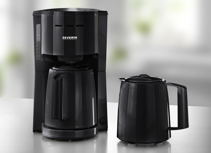 Koffie- & thee - Severin koffiezetapparaat met 2 thermoskannen, in Farbe ZWART Ansicht 1