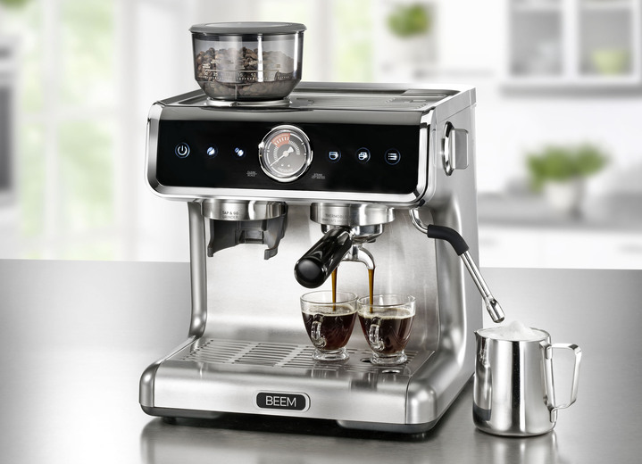 - BEEM Grind Profession espressomachine, in Farbe ROESTVRIJ STAAL