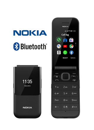 Nokia 2720 Flip clamshell-telefoon met grote knoppen