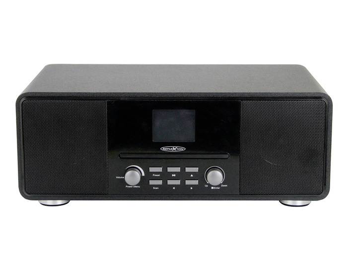 Muziekapparaten - Reflexion HRA19DAB stereo-installatie met DAB+-radio, in Farbe ZWART Ansicht 1